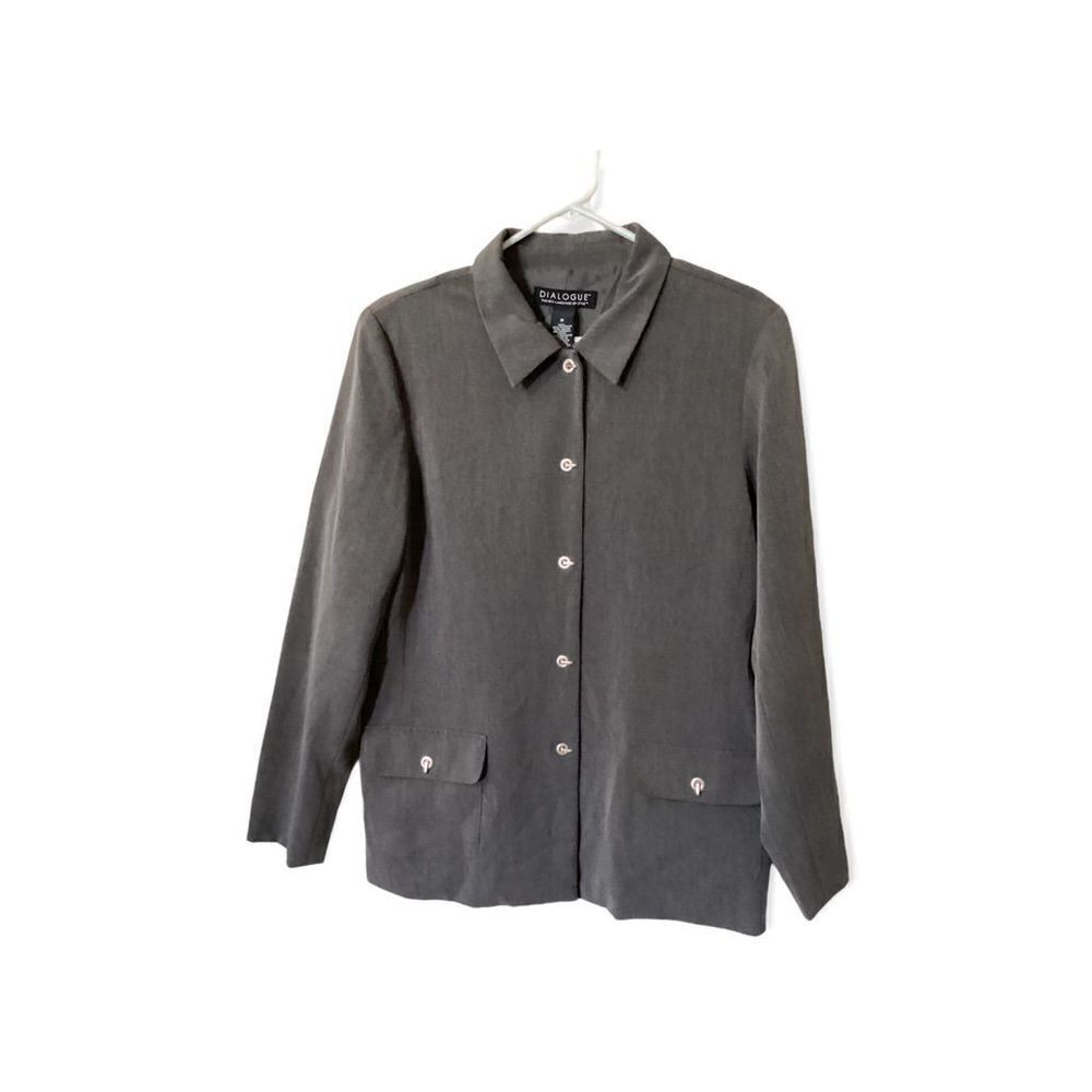 Vintage Dialogue Gray Blazer/ Jacket 14